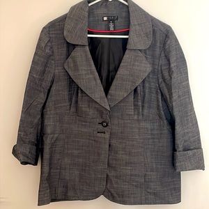 Gray blazer